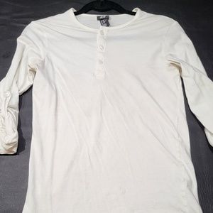 H&M CUFFED 3/4 SLEEVE